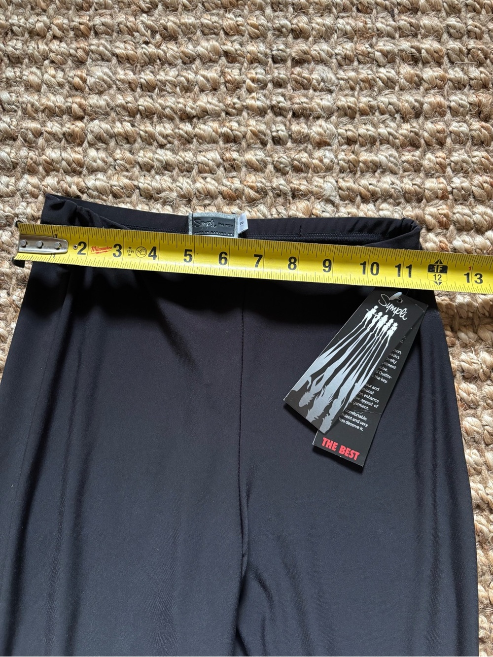 Sympli Elegant Black size 2 almost black slim bootcut Pants - Picture 8 of 10